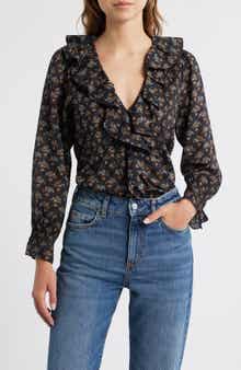 Hardy Ruffle Pintuck Organic Cotton Top