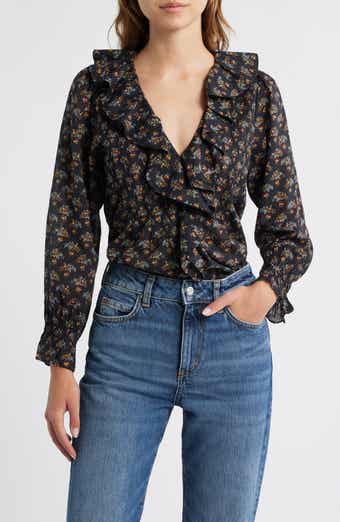 Hardy Ruffle Pintuck Organic Cotton Top