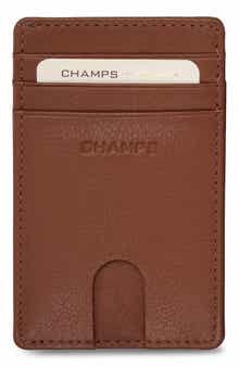 CHAMPS Leather Access RFID Card Case