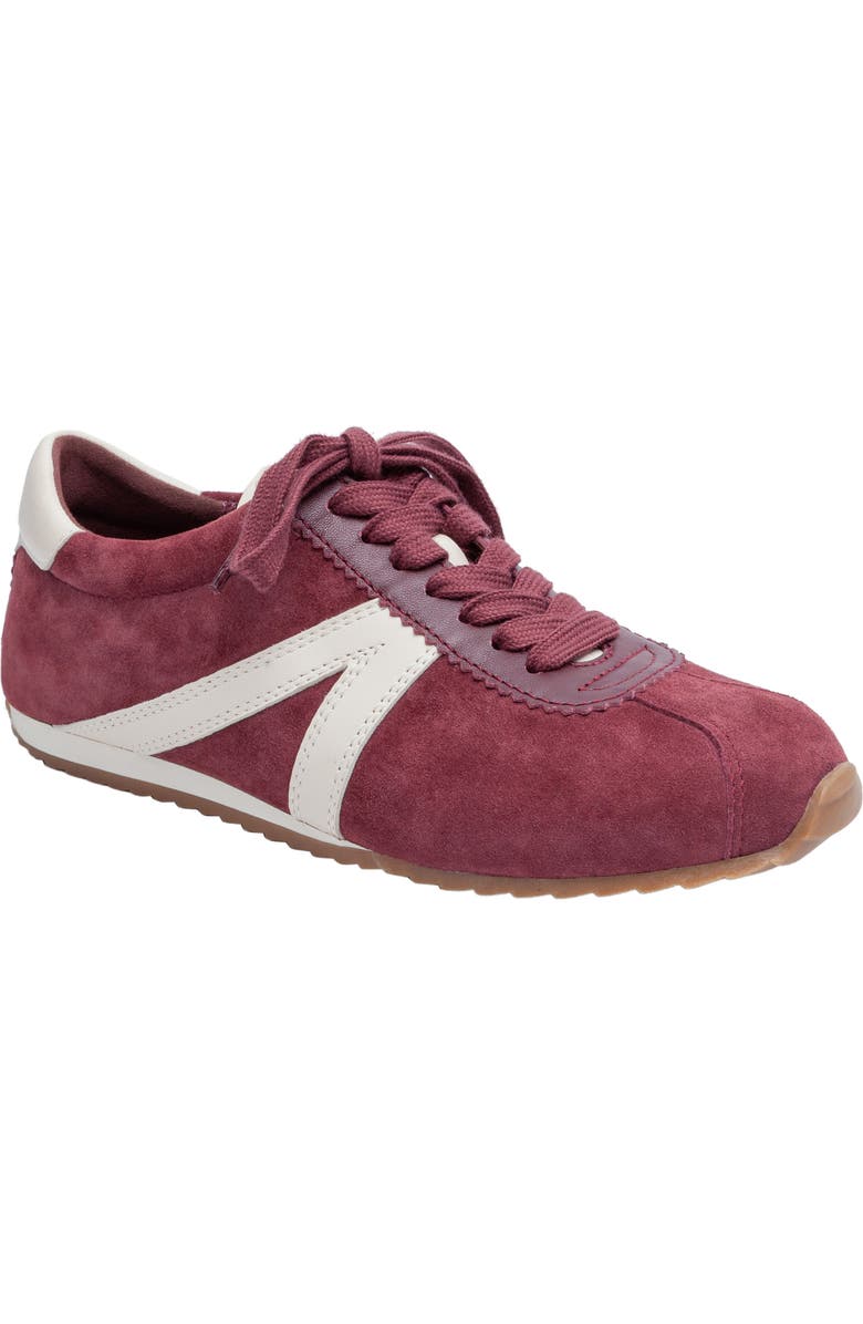 Linea Paolo Kova Sneaker, Main, color, Dark Burgundy/Ivory