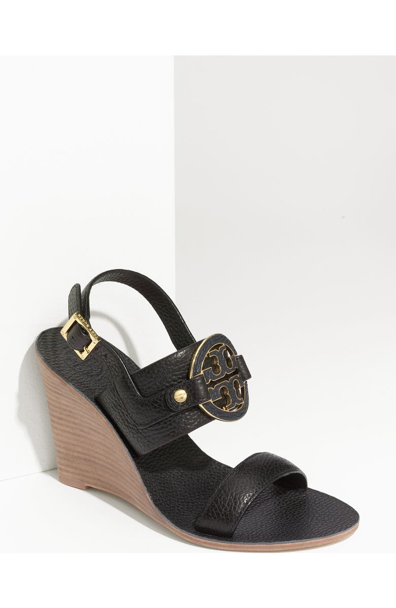 Tory Burch 'Amanda' High Wedge Sandal, Main, color,