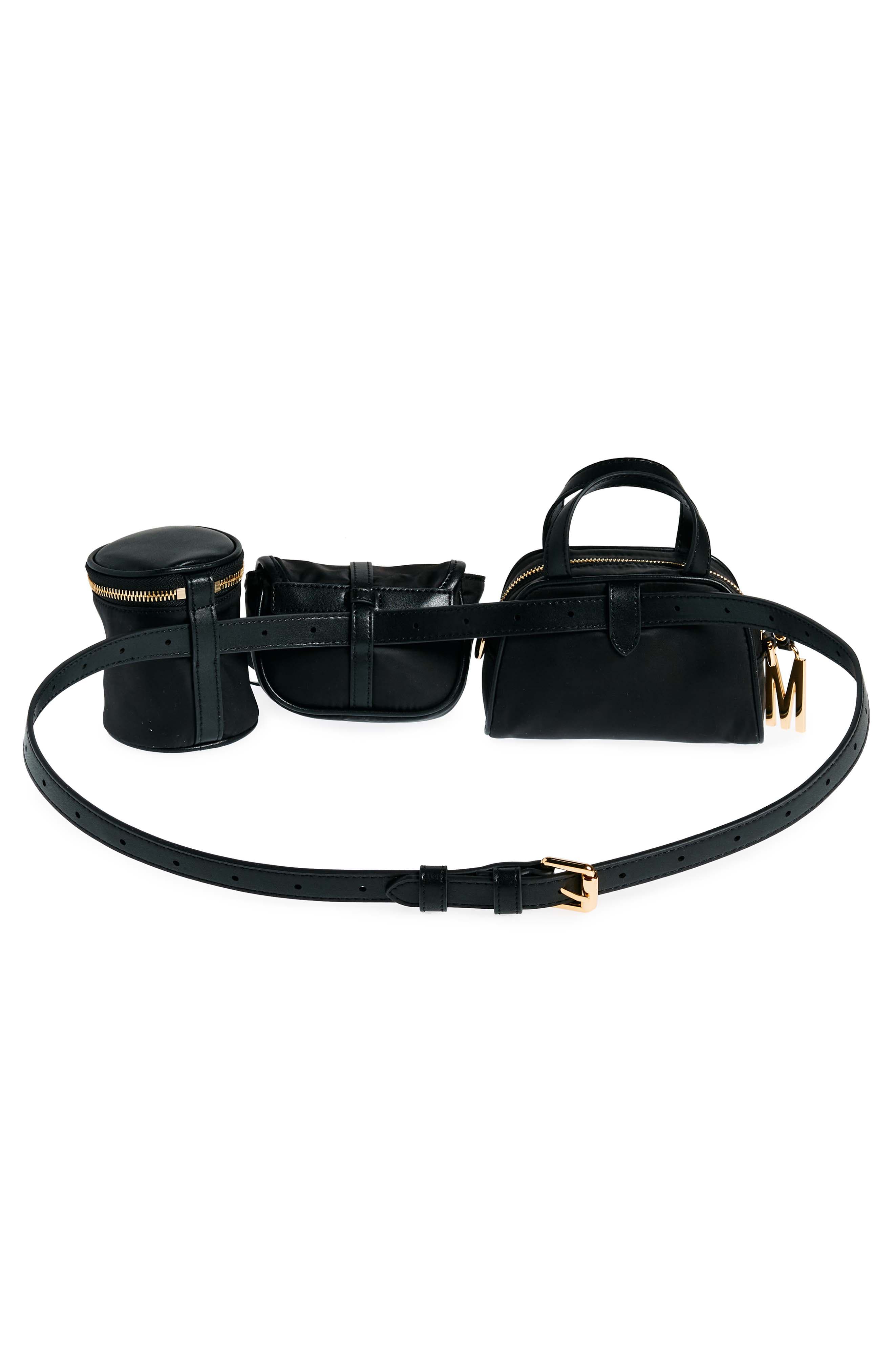Moschino Multi Pouch Belt Bag, Alternate, color, 