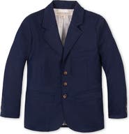Hope & Henry Kids' Linen Suit Jacket