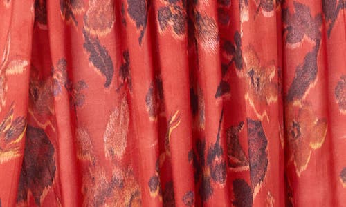 Scotch & Soda Geo Print Midi Dress In Poetry Tapestry Negroni