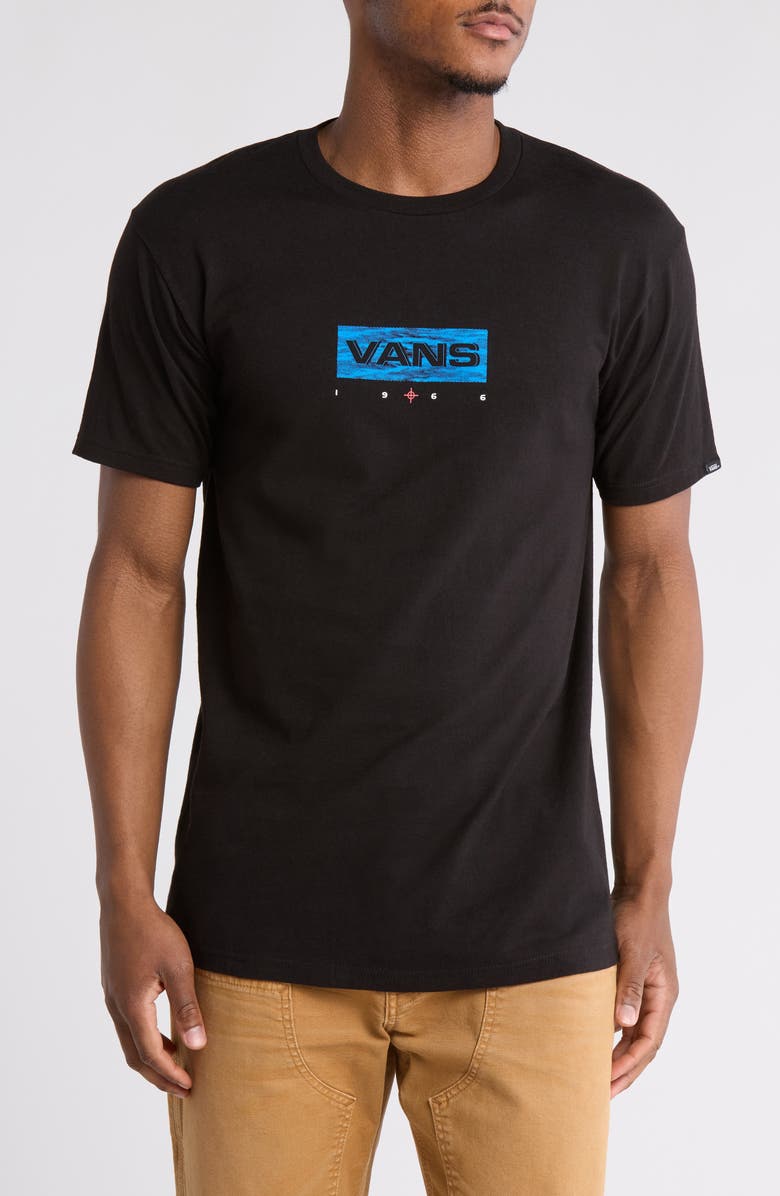 Vans Logo Water Werks Cotton Graphic T-Shirt, Main, color, 
