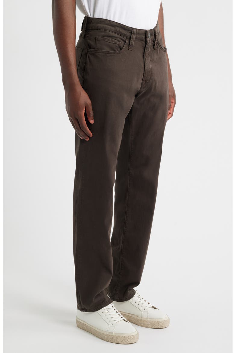 Charisma Relaxed Straight Leg Twill Pants, Alternate, color, BRUNETTE TWILL