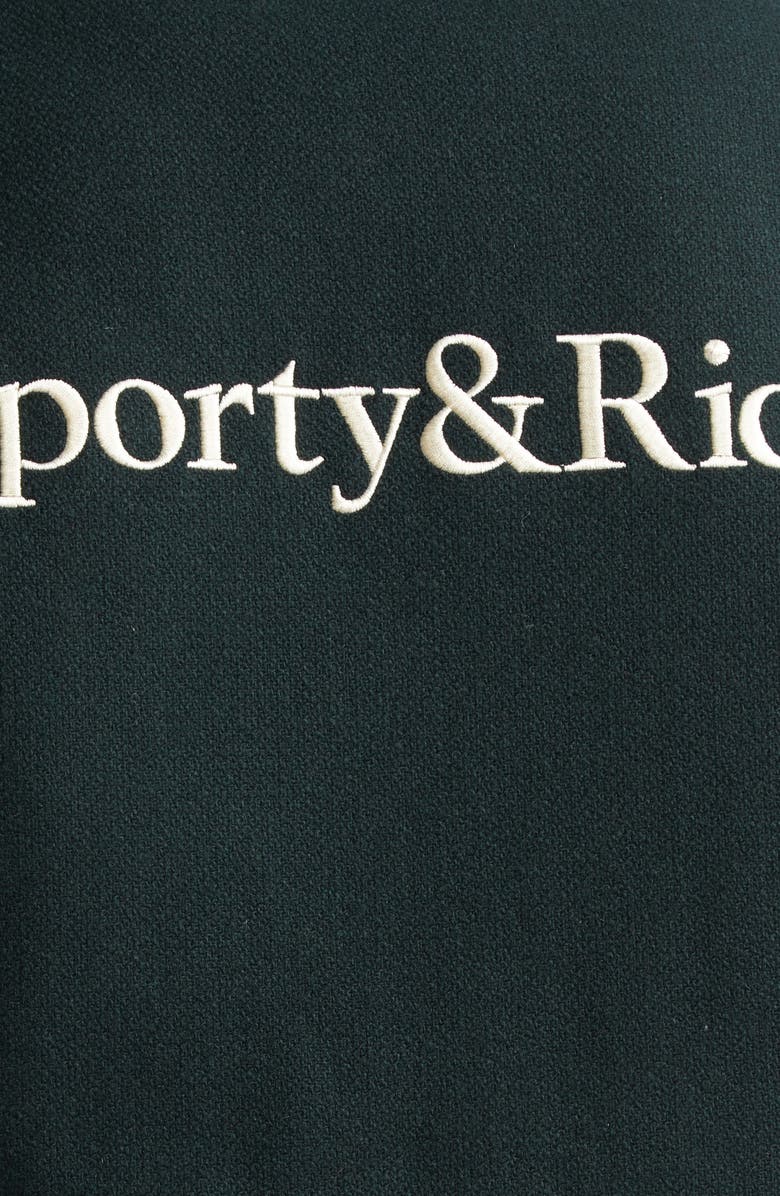 Sporty & Rich YANKEES SERIF VARSITY JACKET, Alternate, color, 