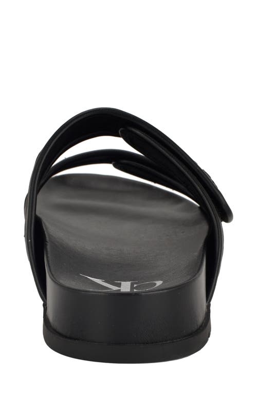 Calvin Klein Valery Slide Sandal In Black