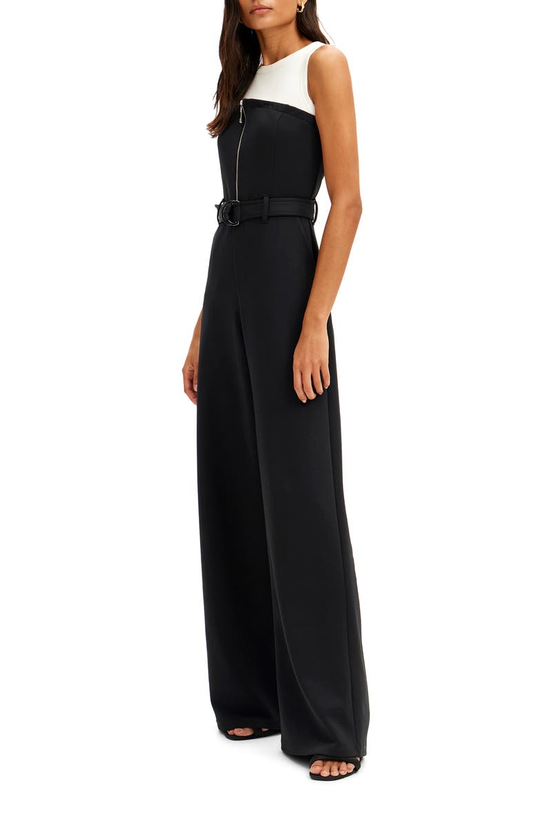 Desigual Launa Sleeveless Wide Leg Jumpsuit, Alternate, color, 
