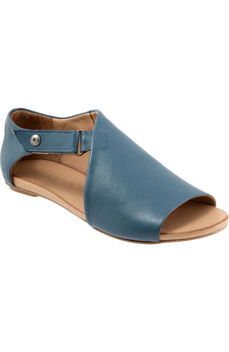 Bueno Kale Flat Sandal, Main, color, Dark Blue