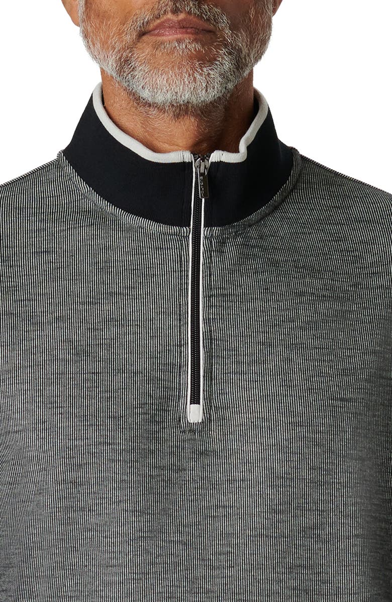 Bugatchi Quarter Zip Pullover, Alternate, color, 