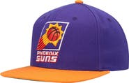 Mitchell & Ness Men's Mitchell & Ness Purple/Orange Phoenix Suns Hardwood Classics Team Two-Tone 2.0 Snapback Hat