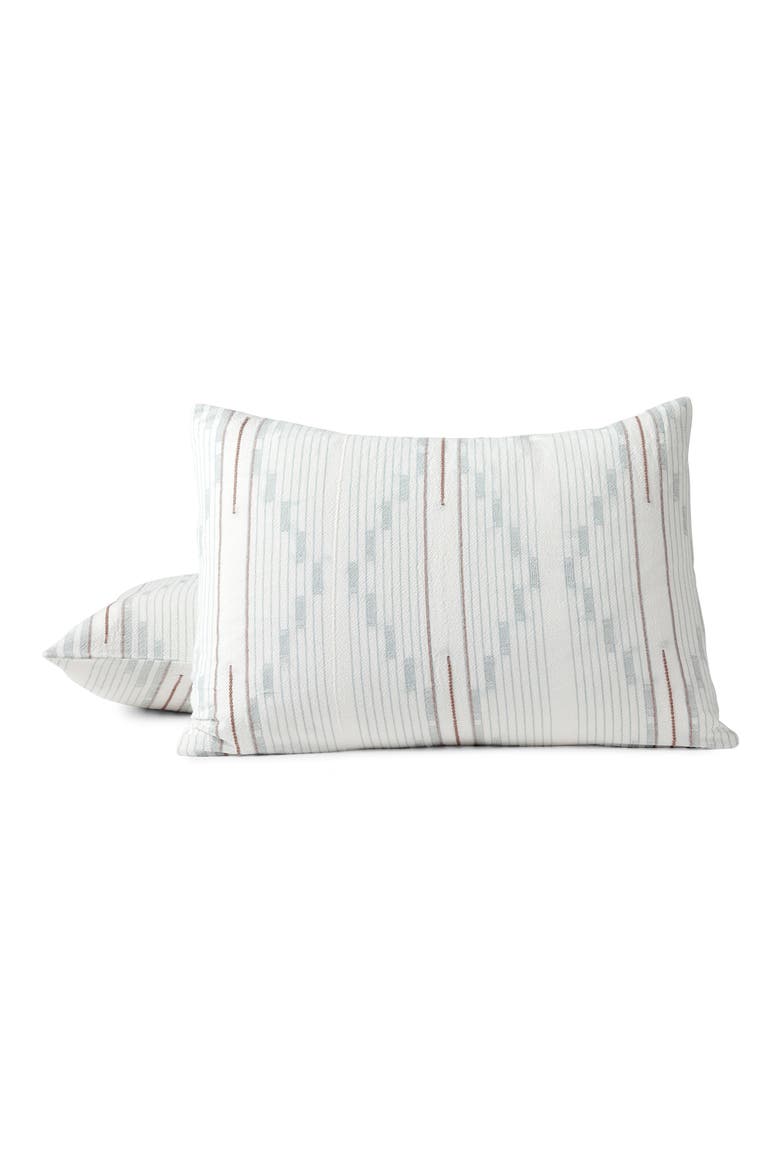 Morelia Jacquard Organic Cotton Pillow Sham, Main, color, WAVE