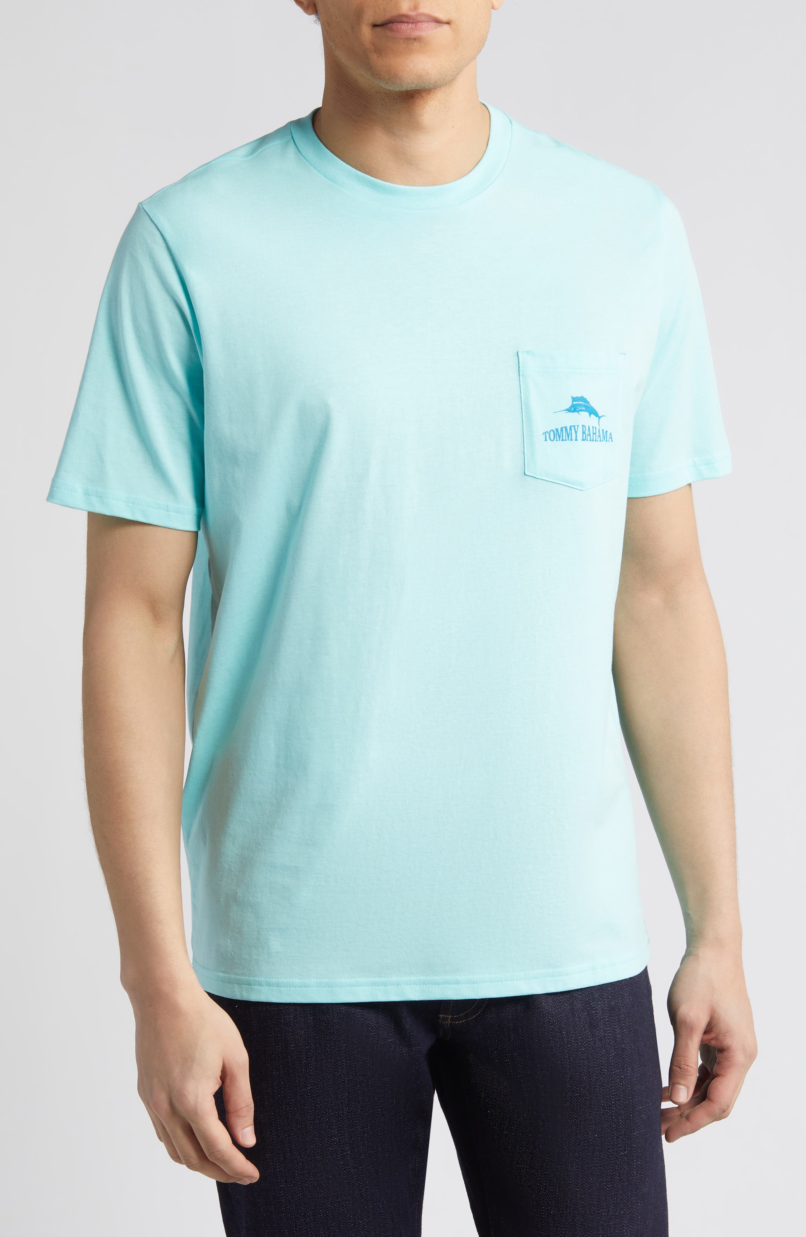 Tommy Bahama Collecting Sand Dollars Pocket Graphic T-Shirt (Men ...