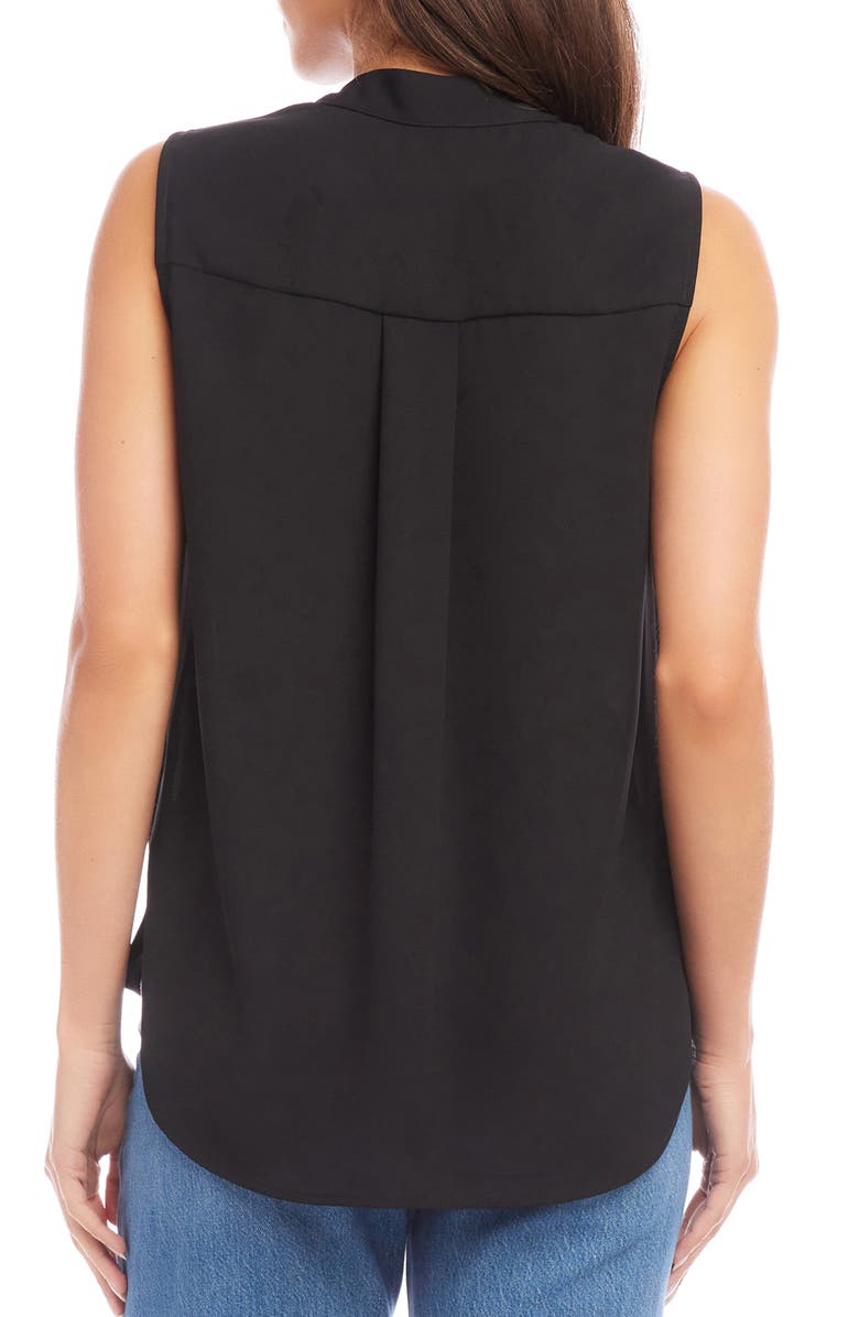 Karen Kane Drape Front Sleeveless Top, Alternate, color, 