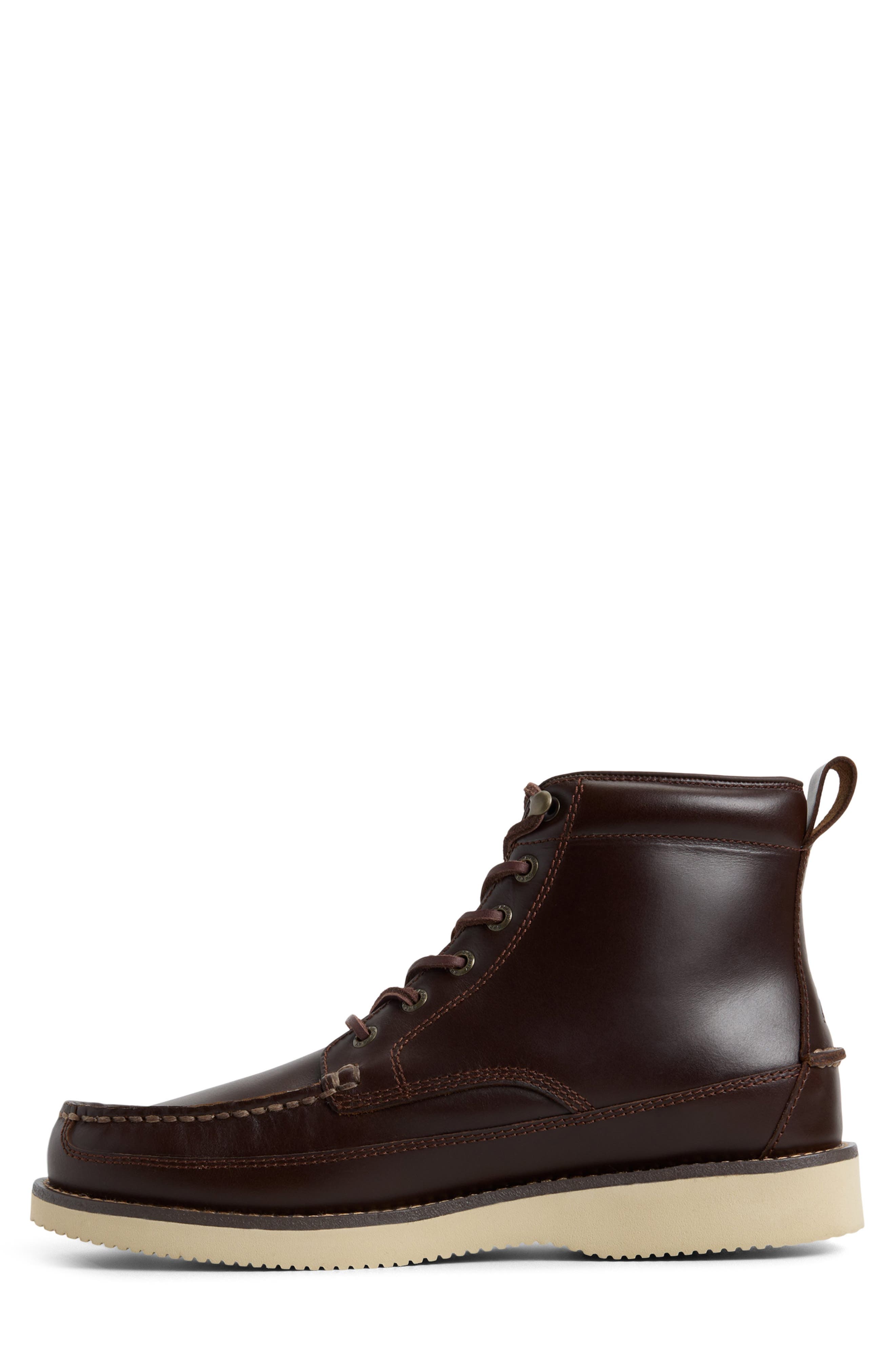 x One Of These Days Tony Moc Toe Boot, Alternate, color, DARK BROWN