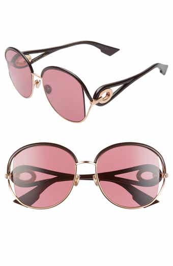 DIOR Newvolutes 57mm Round Sunglasses