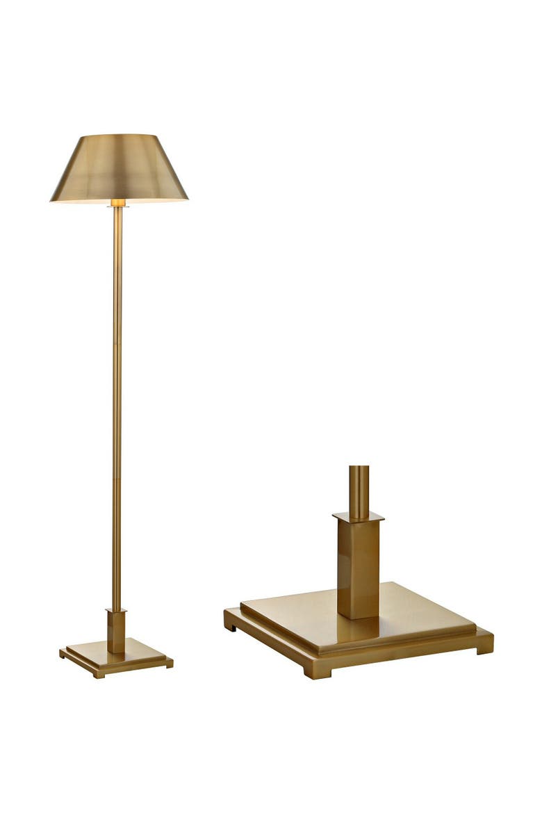 Roxy 60" Metal LED Floor Lamp, Main, color, Brass Gold