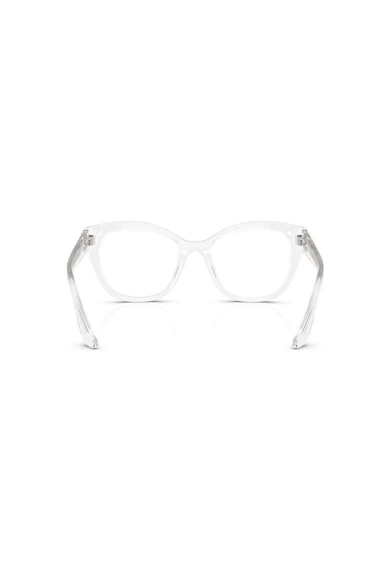 54mm Square optical glasses, Alternate, color, Transparent