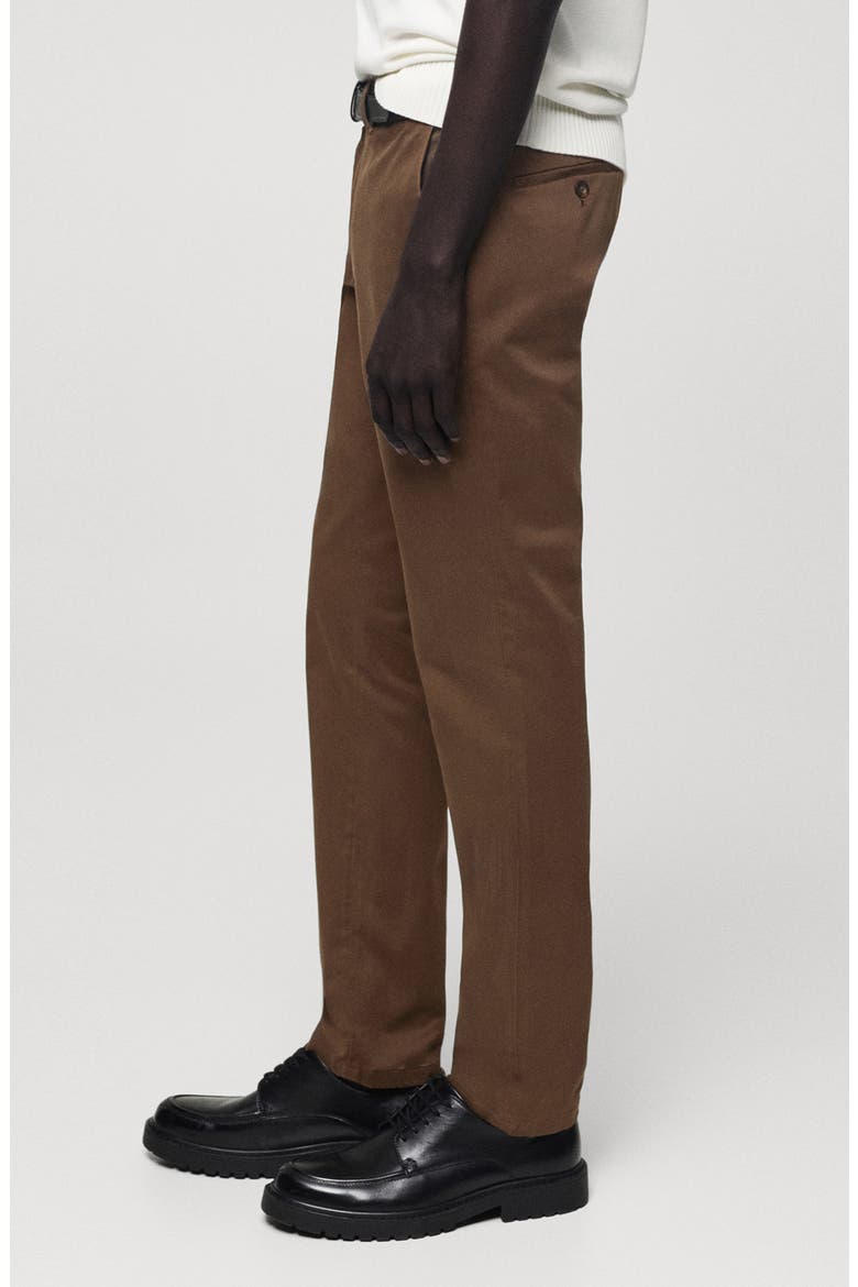 Serge Slim Fit Chino Pants, Alternate, color, BROWN