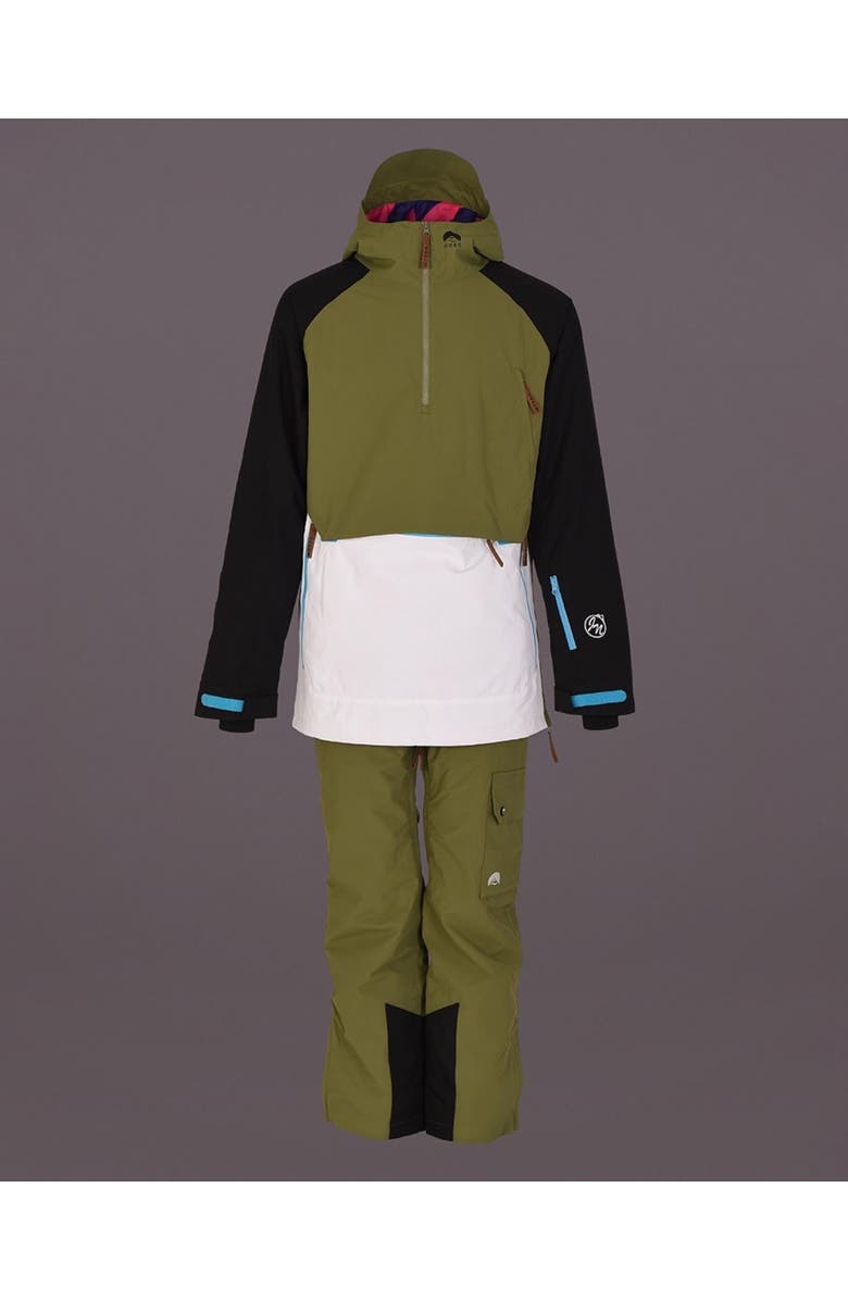 OOSC Fresh Pow Men's Ski & Snowboard Pants - Khaki, Alternate, color, 