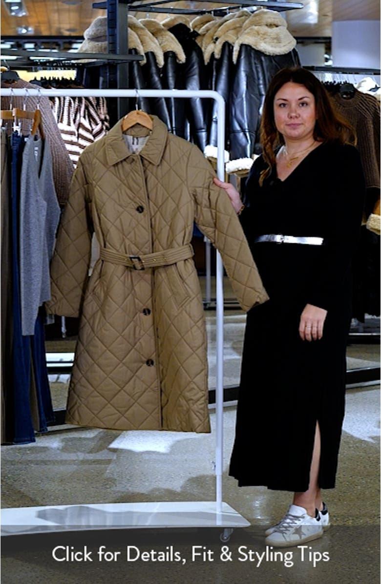 Cordelia Quilted Longline Jacket, sales video thumbnail