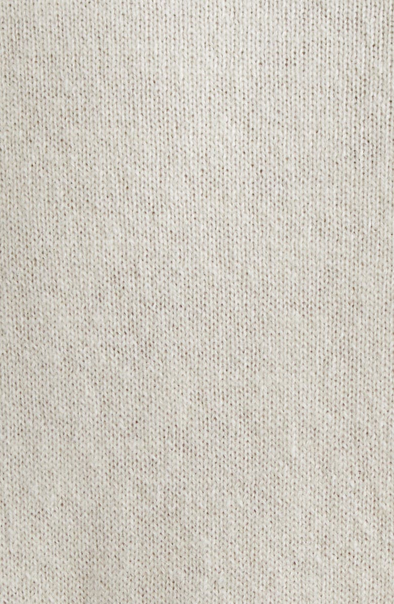 McQueen Cobweb Lace Wool & Cashmere Sweater, Alternate, color, Ivory/ Ivory