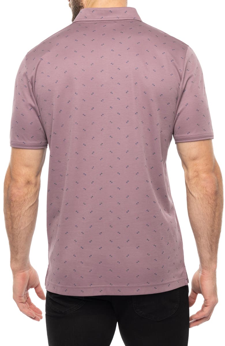 TravisMathew Tourism Neat Piqué Polo, Alternate, color, Flint