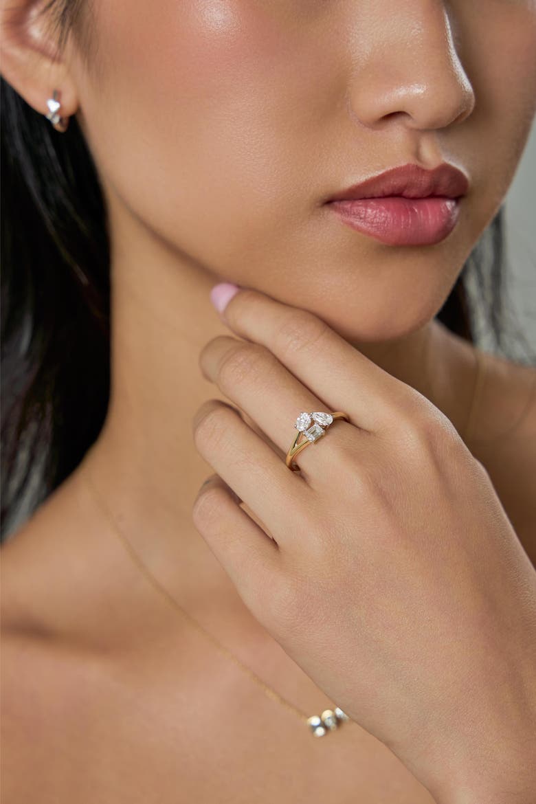 Mysaria 14K Gold Lab Grown Diamond Ring - 0.78 Ct, Alternate, color, 14K Yellow Gold