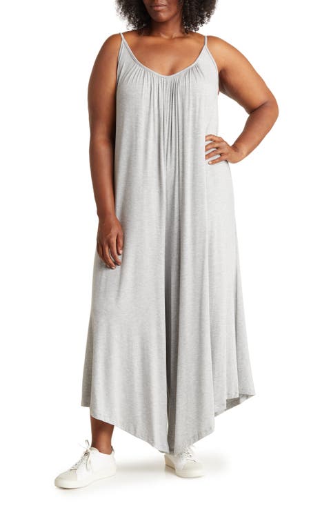 Jersey Tank Jumpsuit (Plus)