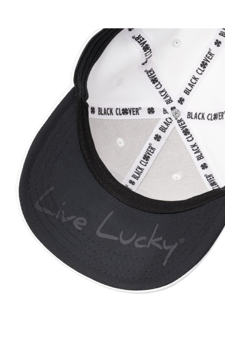 Premium Clover 1 Hat, Alternate, color, White