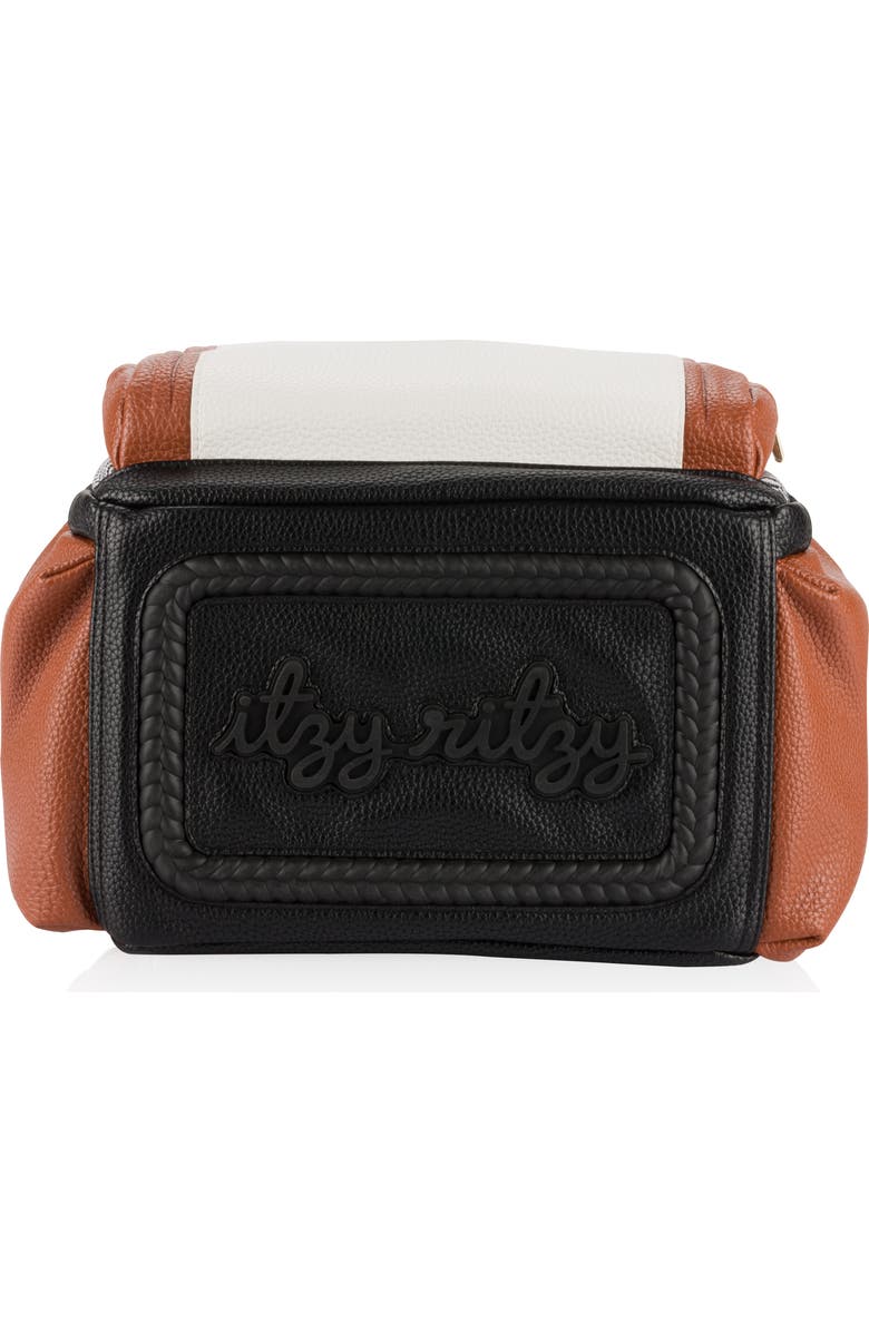 Itzy Ritzy Boss Plus Large Diaper Bag Backpack, Alternate, color, Coffee And Cream