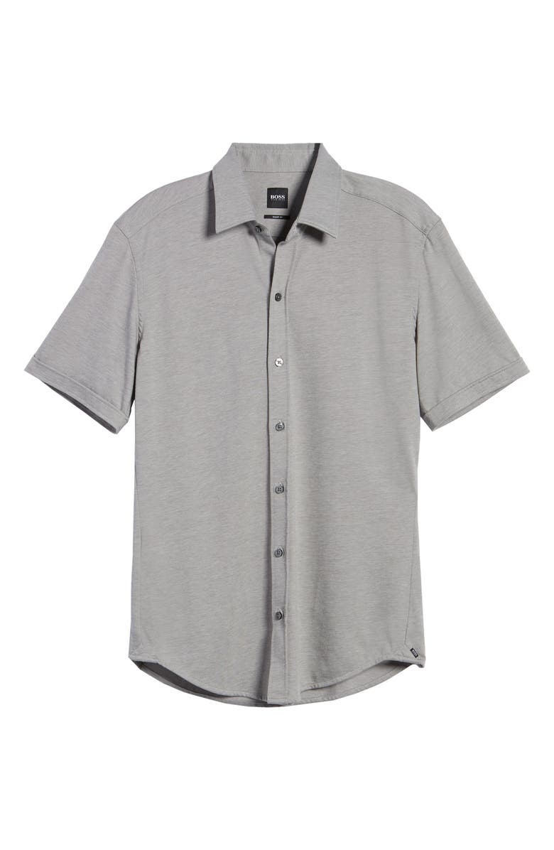 BOSS Robb Sharp Fit Jersey Shirt, Alternate, color,
