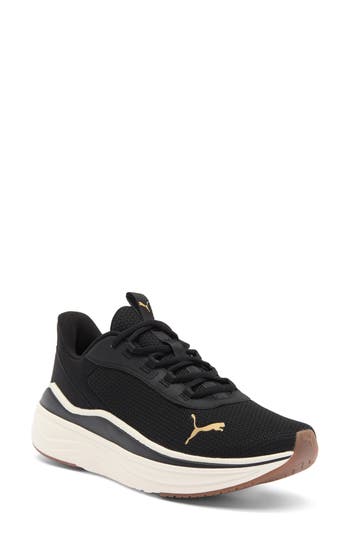 Puma Stakd Evo Sneaker In Black-sugared Almond