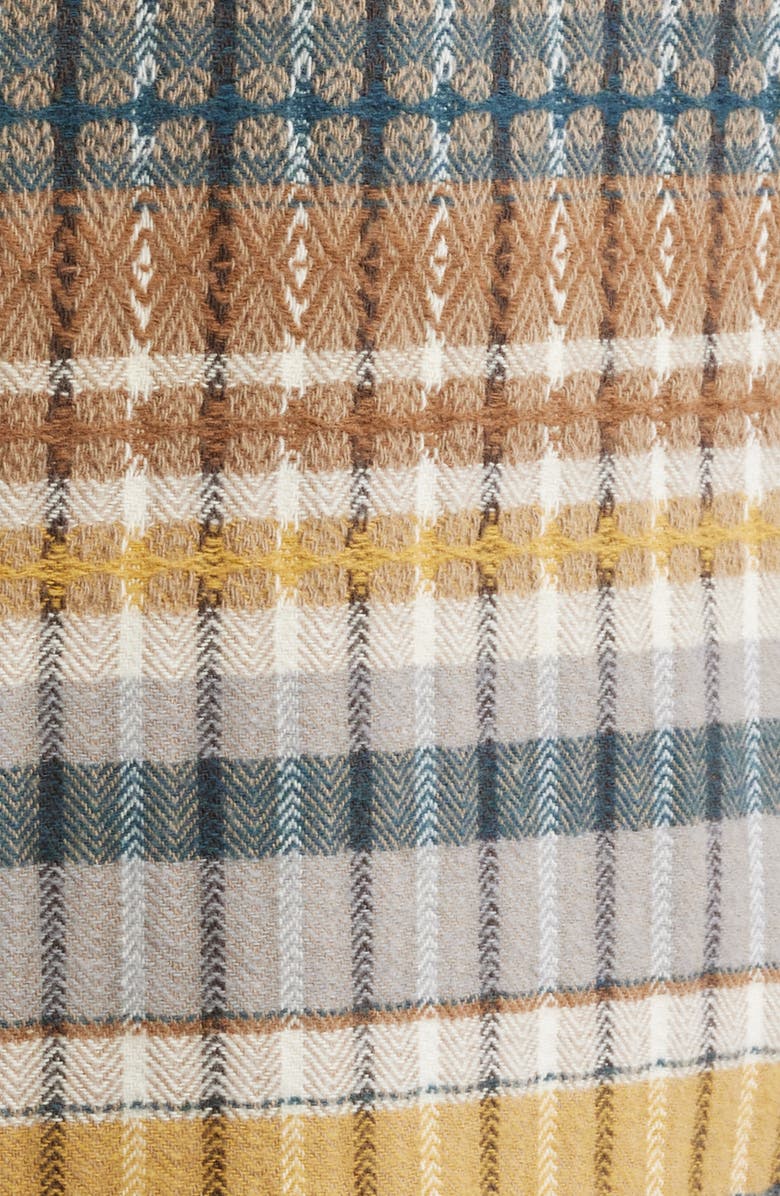 Percival Consign Ashdown Embroidered Flannel Button-Up Shirt, Alternate, color,