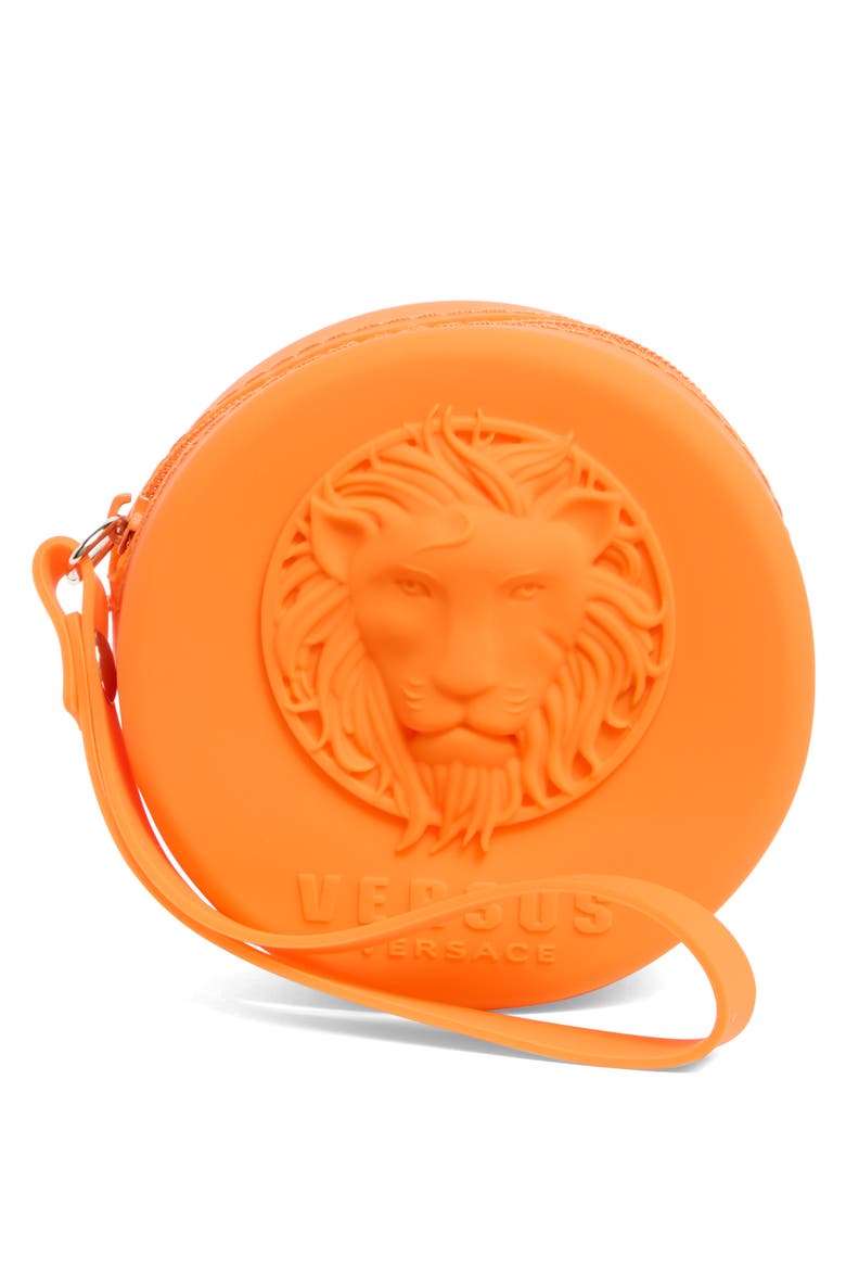 Fire Island Silicone Strap Watch, 39mm, Alternate, color, ORANGE