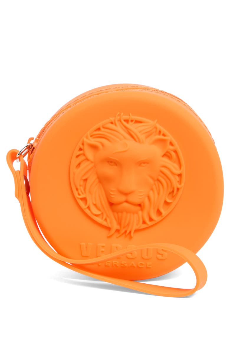VERSUS Versace Fire Island Silicone Strap Watch, 39mm, Alternate, color, Orange