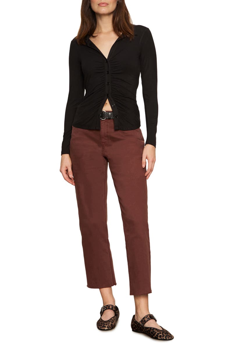 Sanctuary Cadence '90s Raw Hem Ankle Straight Leg Jeans, Alternate, color, Chicory