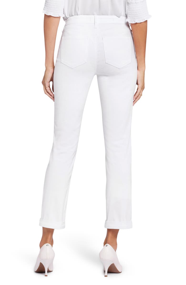 NYDJ Sheri Slim Ankle Jeans, Alternate, color, Optic White