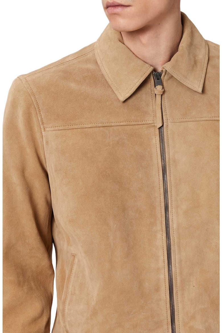Rhone Suede Jacket, Alternate, color, DESERT BROWN
