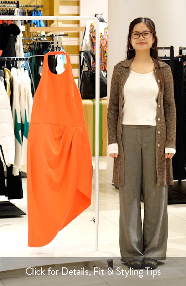 Asymmetric Halter Dress, sales video thumbnail