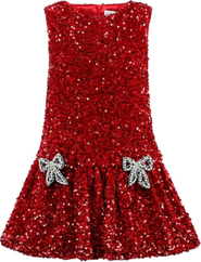 Lola + The Boys Ruby Bows Dress