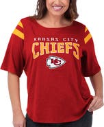 G-III 4HER BY CARL BANKS Women's G-III 4Her by Carl Banks Red Kansas City Chiefs Plus Size Linebacker T-Shirt