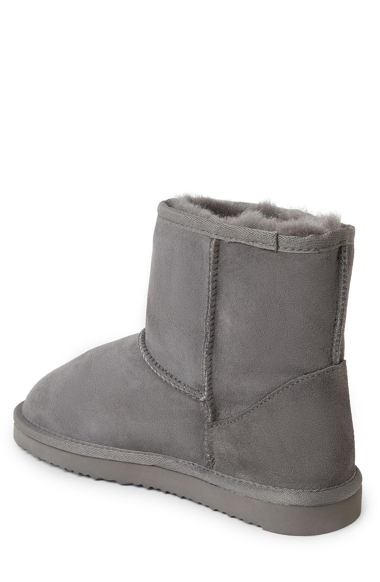 FIRESIDE BY DEARFOAMS Rosebery 6" Genuine Shearling Pull-On Boot, Alternate, color, GREY
