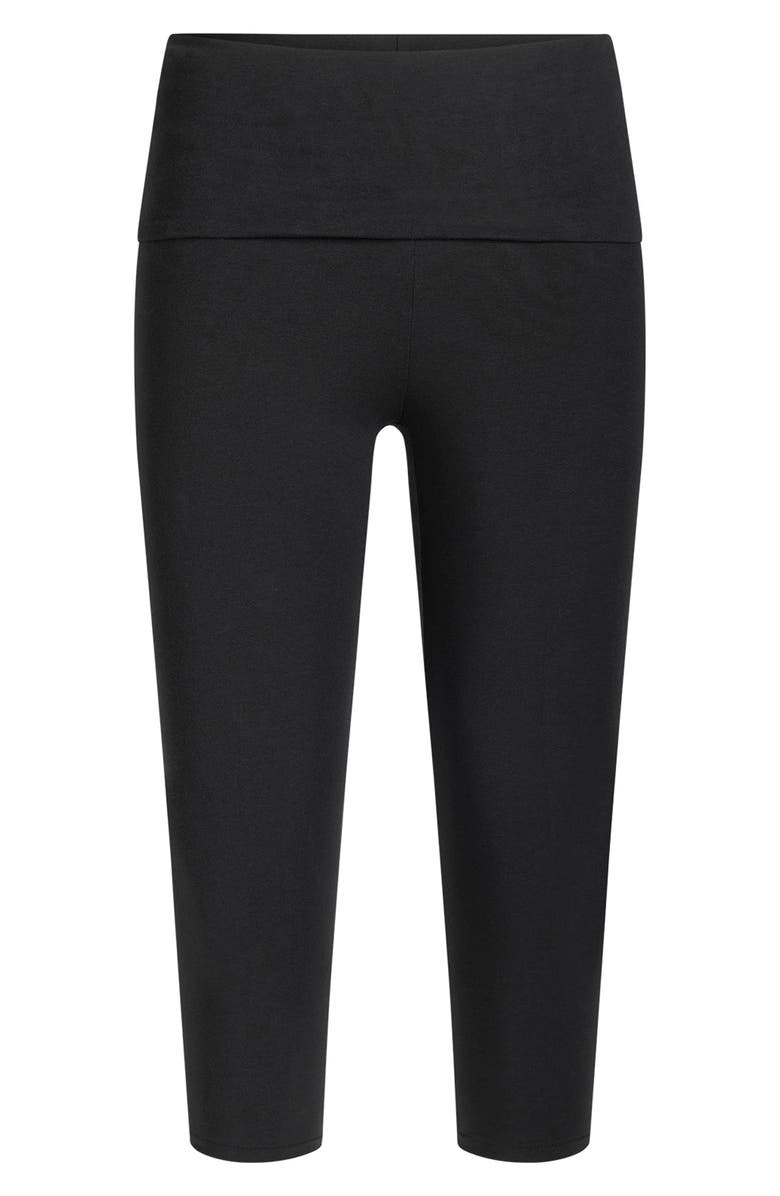 Foldover Capri Leggings