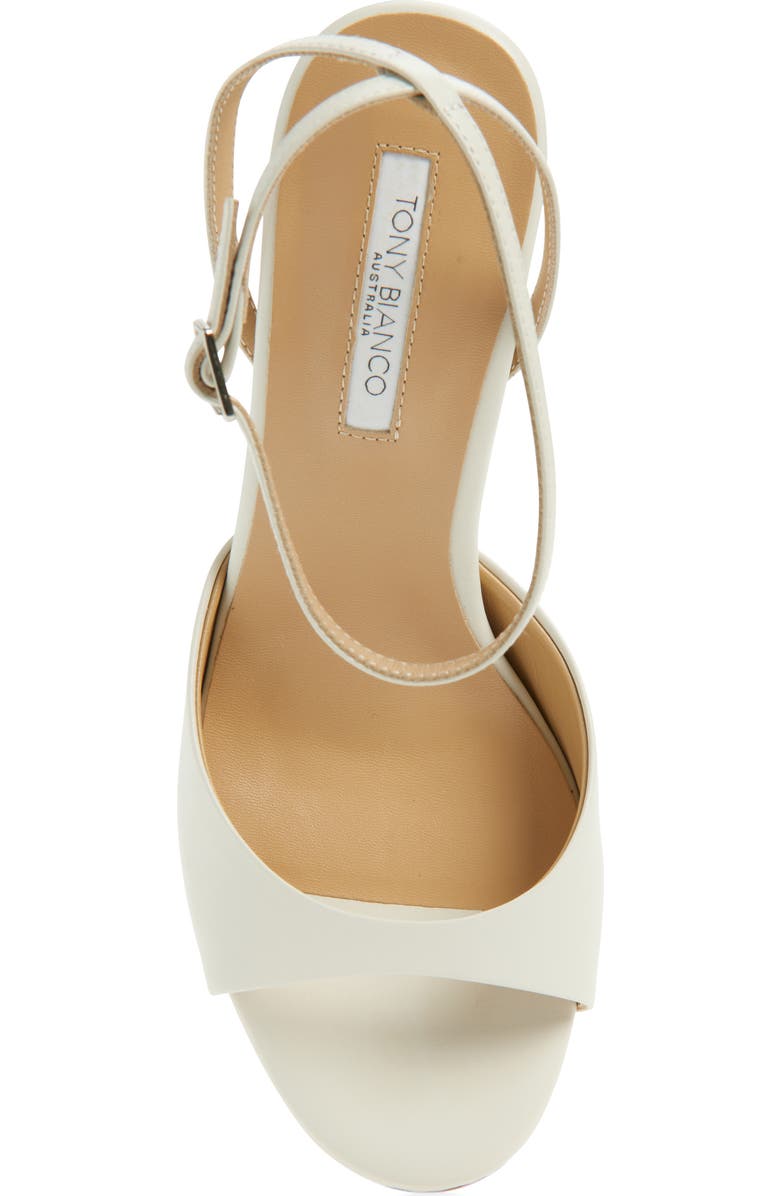 Tony Bianco Violet Ankle Strap Sandal, Alternate, color, Dove Nappa