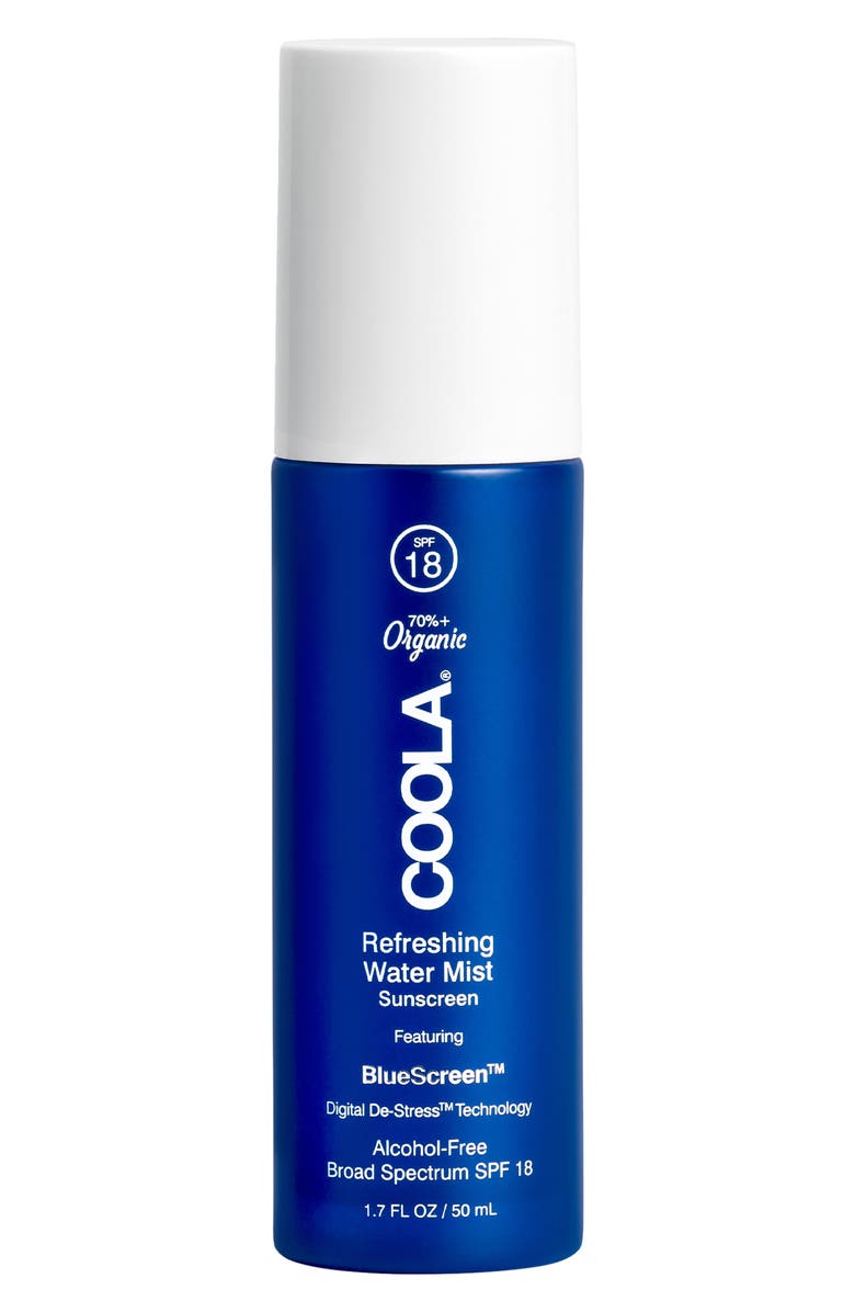 COOLA<sup>®</sup> Suncare Refreshing Water Mist SPF 18 Sunscreen, Main, color, 