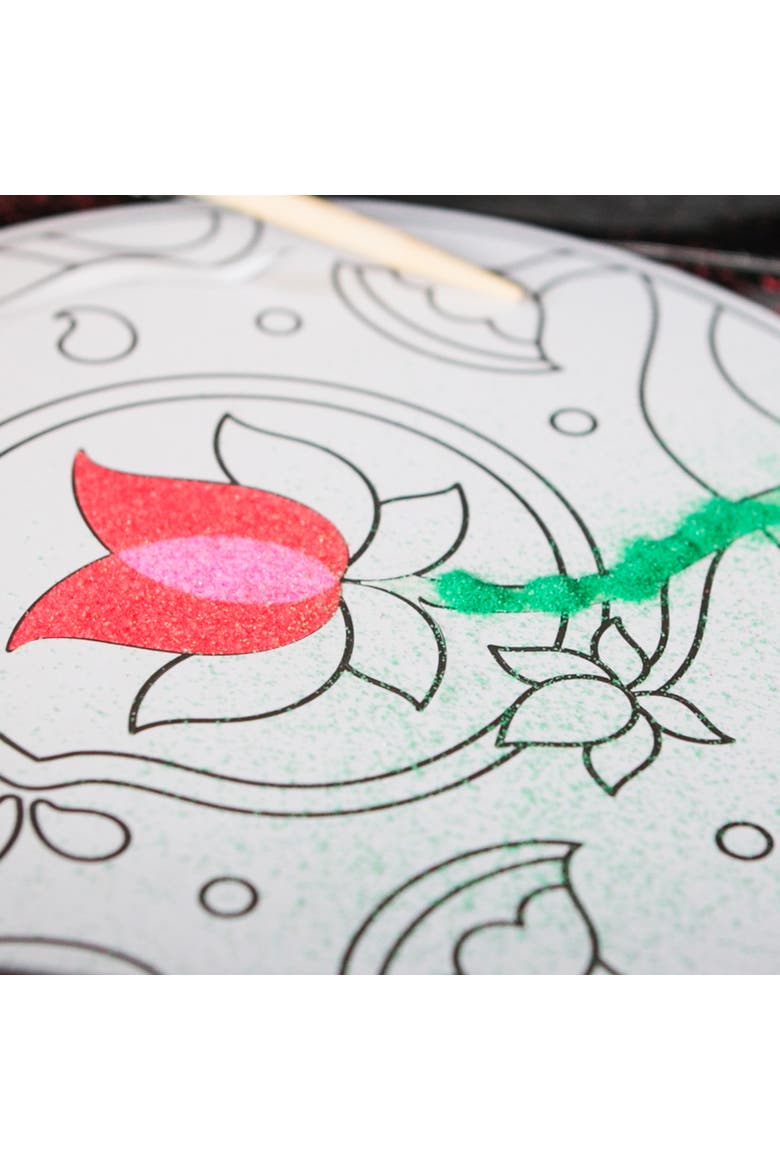 Make Your Own Rangoli Mandala Sand Art Kit, Alternate, color, Multicolored