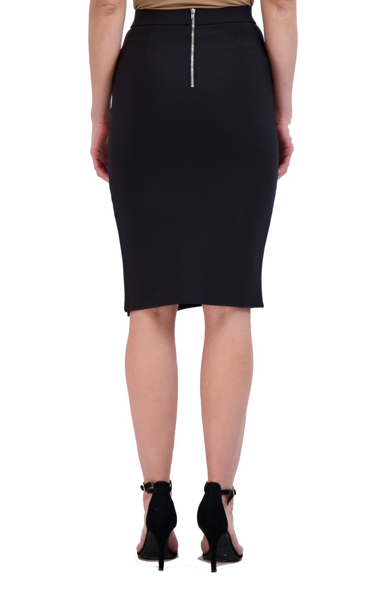 Ookie & Lala Scuba Knit Skirt, Alternate, color, Black