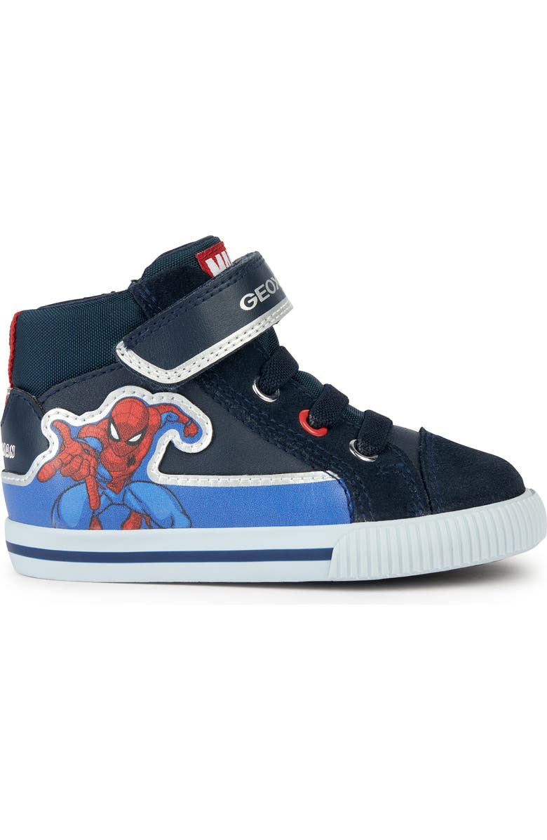 Geox Kids' Kilwi Spider-Man Sneaker, Alternate, color,